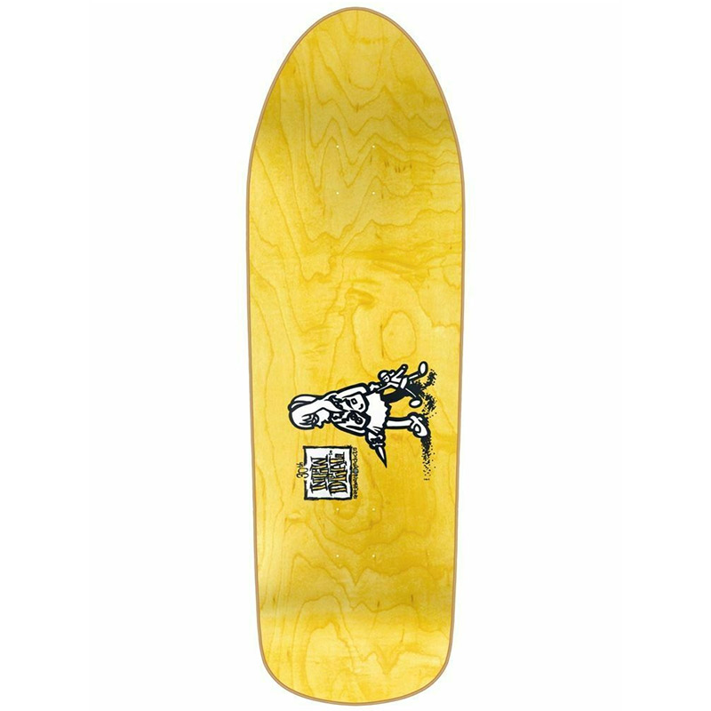 New Deal Adventures Of Justin Girard Heat Transfer Skateboard Deck Neon 9.72 New Deal Adventures Of Justin Girard Heat Transfer Skateboard Deck Neon 9.72