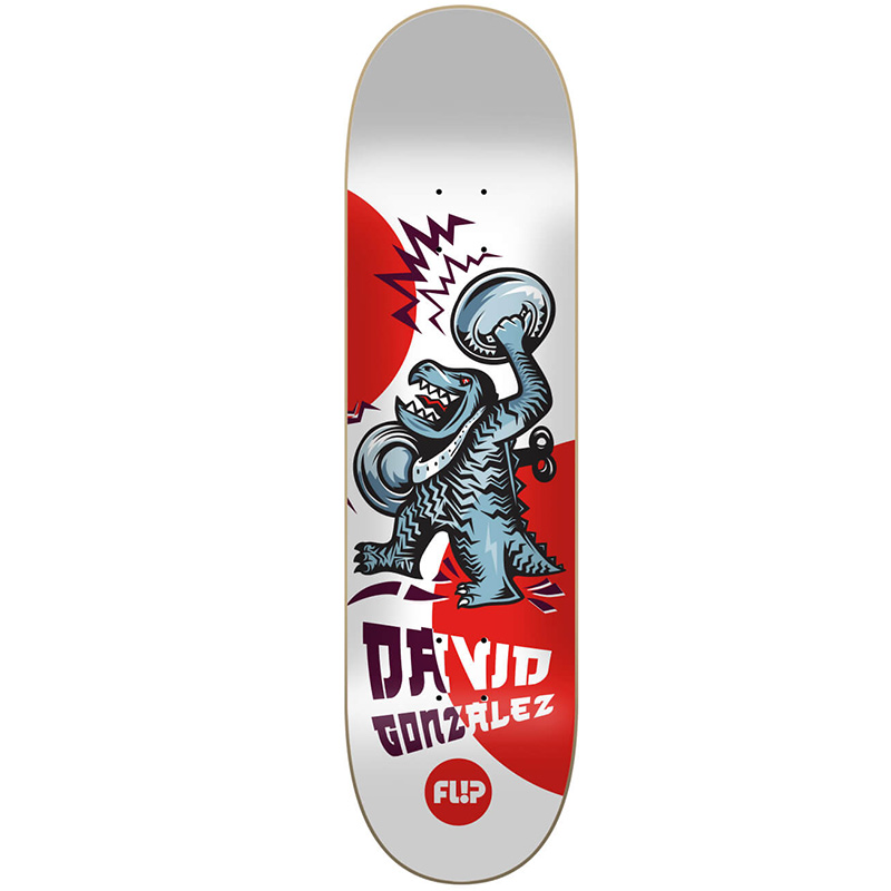 Flip Gonzalez Tin Toys Skateboard Deck 8.0