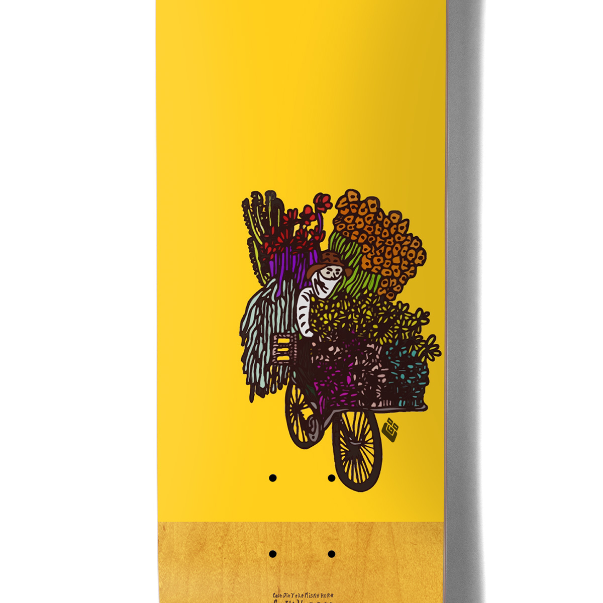 Chocolate Herrera Cada Dia Skateboard Deck Shape G030 8.375