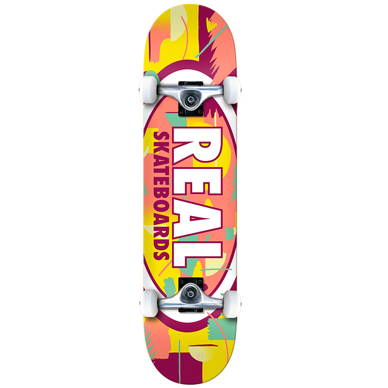 Real Outrun Oval Complete Skateboard 7.75 Real Outrun Oval Complete Skateboard 7.75