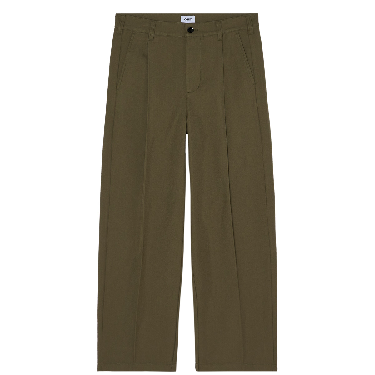 Obey Dean Pleated Pant Stone Gray