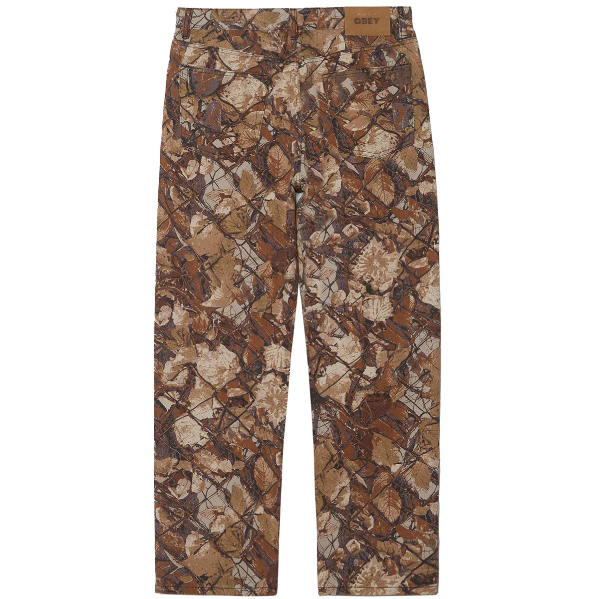 Obey Classic Baggy Denim Pant Fence Camo