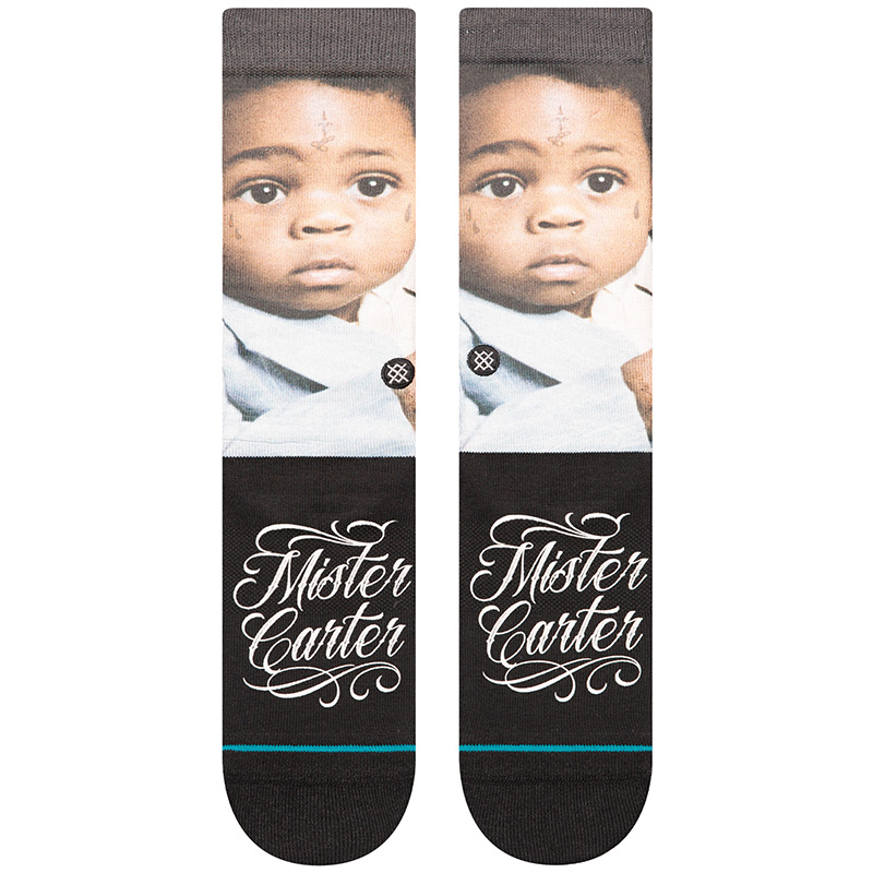 Stance Mister Carter Socks Black Stance Mister Carter Socks Black