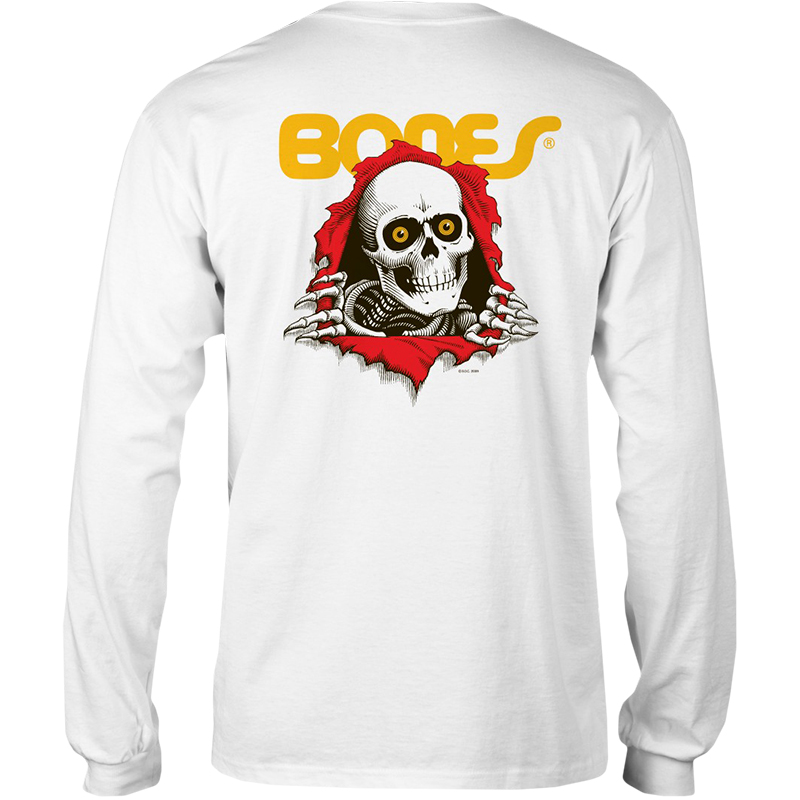Powell Peralta Ripper Longsleeve T-Shirt White