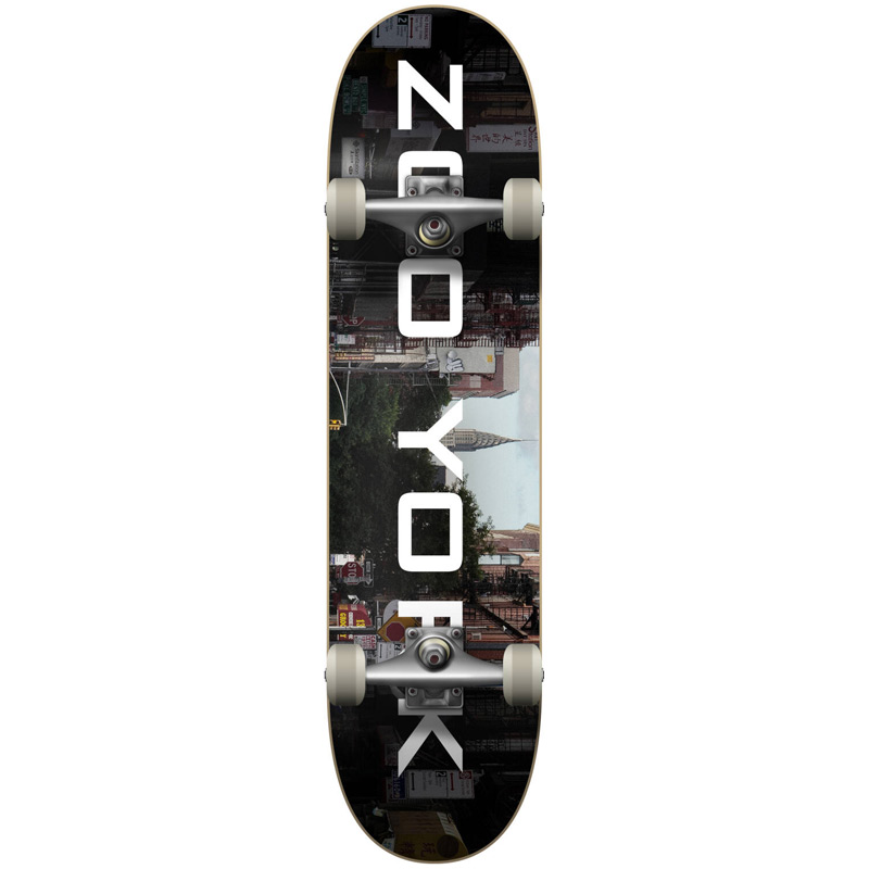 Zoo York OG 95 Logo Block Chrysler Complete Skateboard 8.0