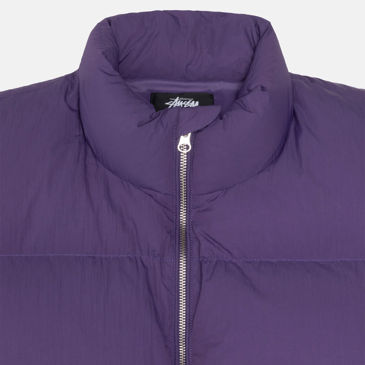 Stussy Nylon Down Puffer Jacket Purple Stussy Nylon Down Puffer Jacket Purple