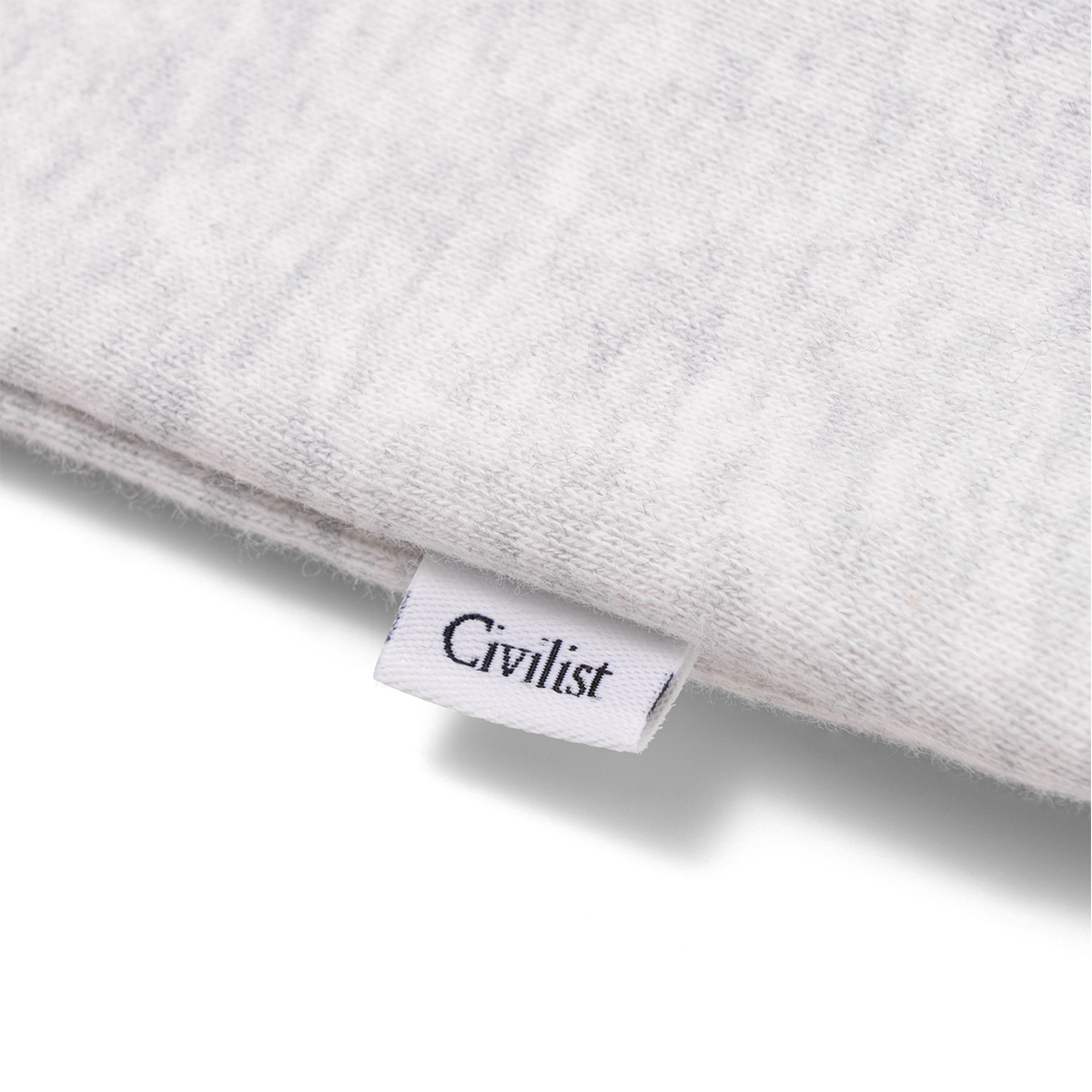 Civilist Spike Hooded Sweater Light Heather Grey
