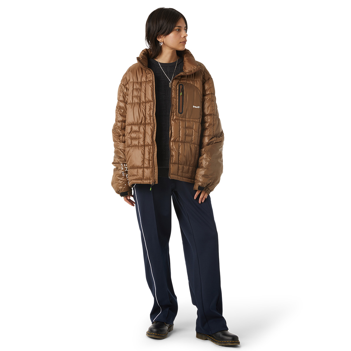 HUF Pertex Puffer Jacket Russet HUF Pertex Puffer Jacket Russet