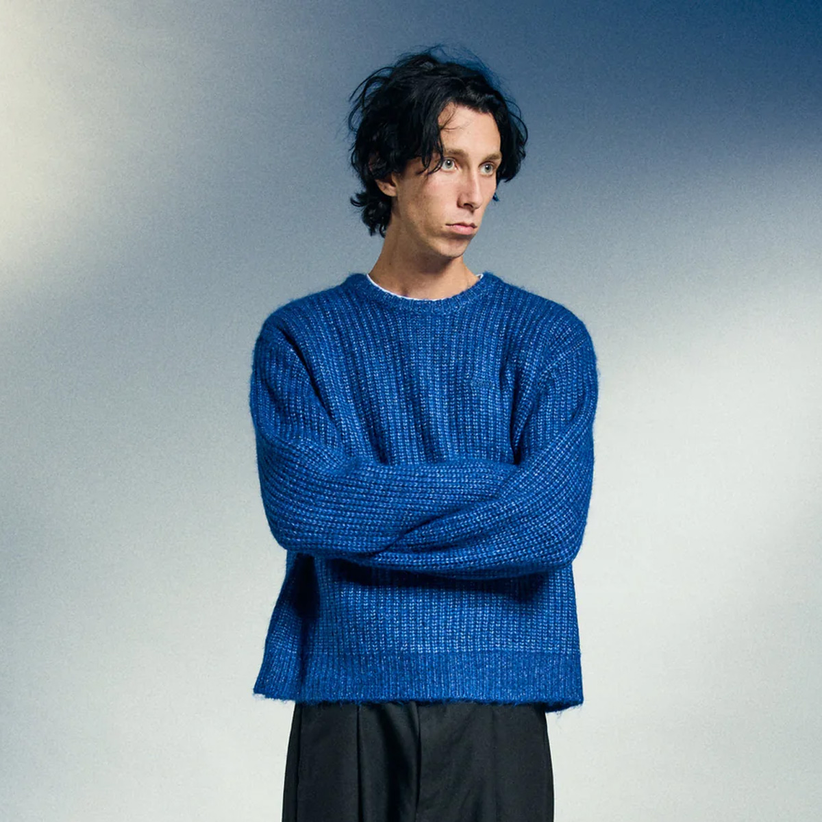 Obey Dexter Sweater Surf Blue