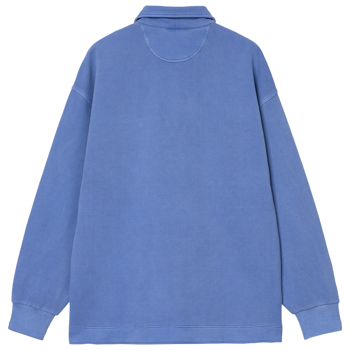 Carhartt WIP Pique Script Sweater Wolfsbane/White Garment Dyed