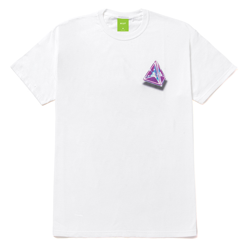 HUF Tesseract Tt T-Shirt White HUF Tesseract Tt T-Shirt White