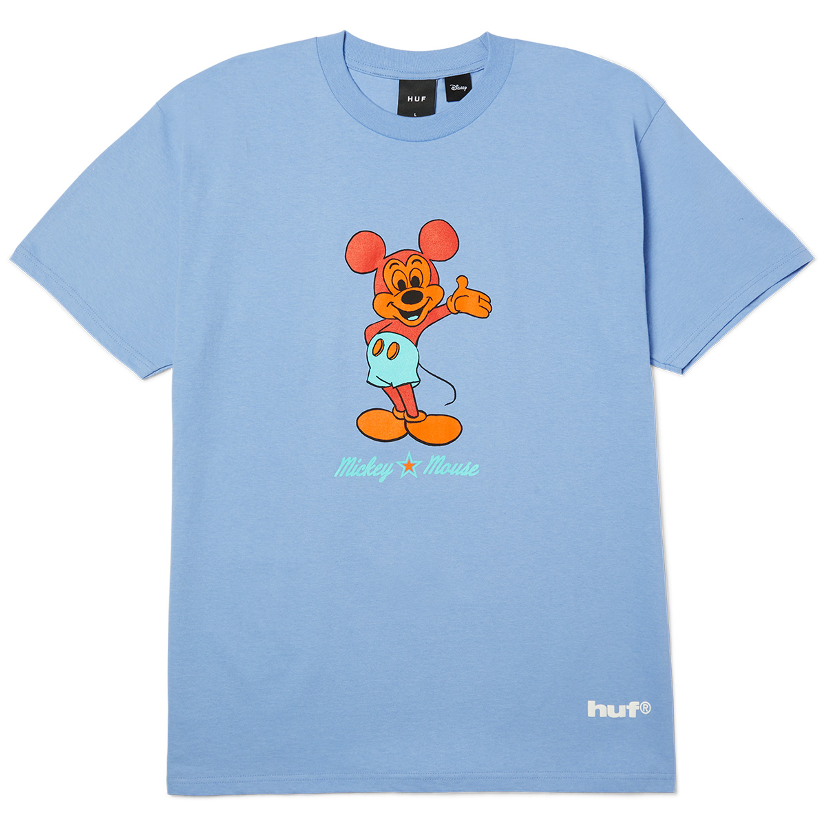 HUF x Mickey Greeting T-Shirt Digital Violet
