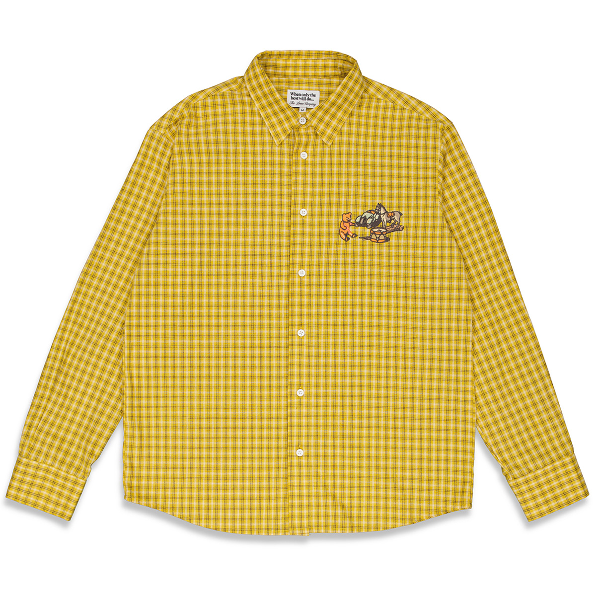 The Loose Company Toys Flannel Shirt Mustard Yellow