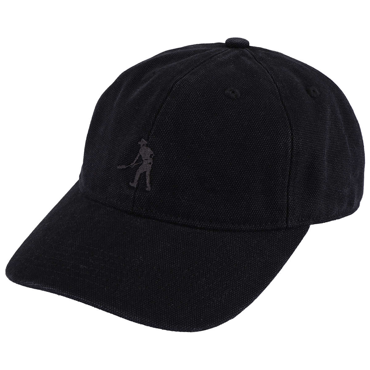 Pass Port Solid Canvas Leagues Cap Black