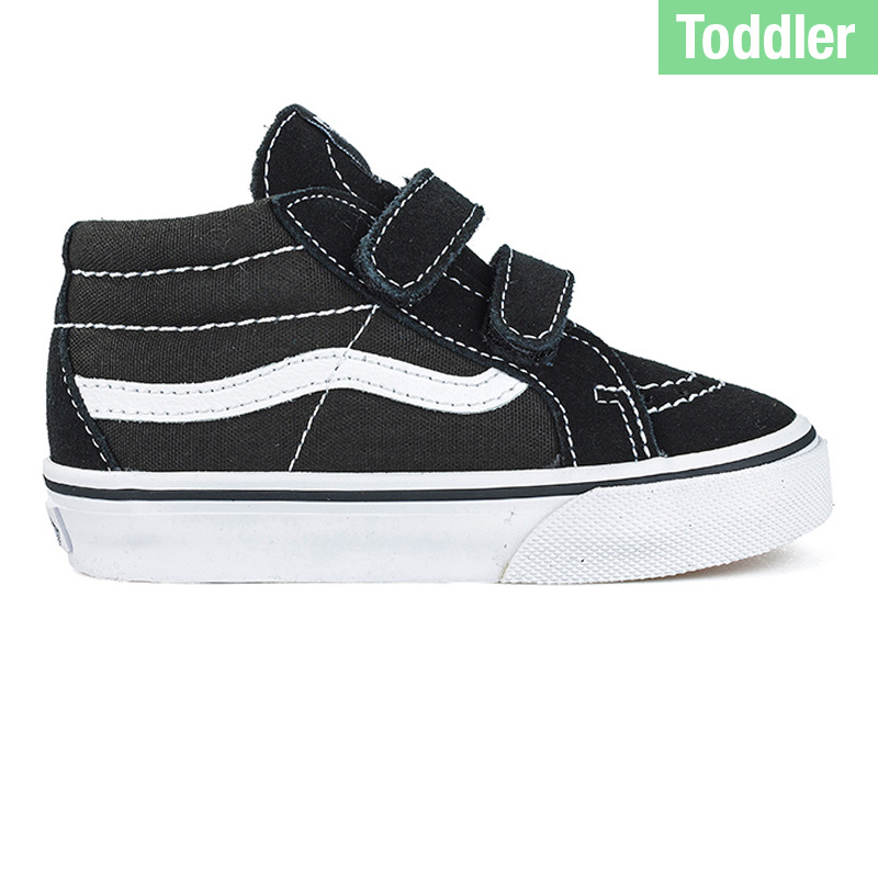 Vans Toddler Sk8 Mid V Black/True White