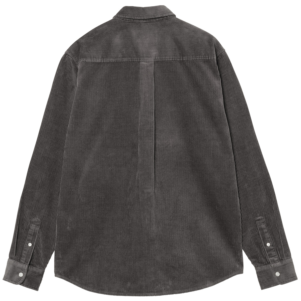 Carhartt WIP Madison Cord Longsleeve Shirt Graphite/Graphite Carhartt WIP Madison Cord Longsleeve Shirt Graphite/Graphite