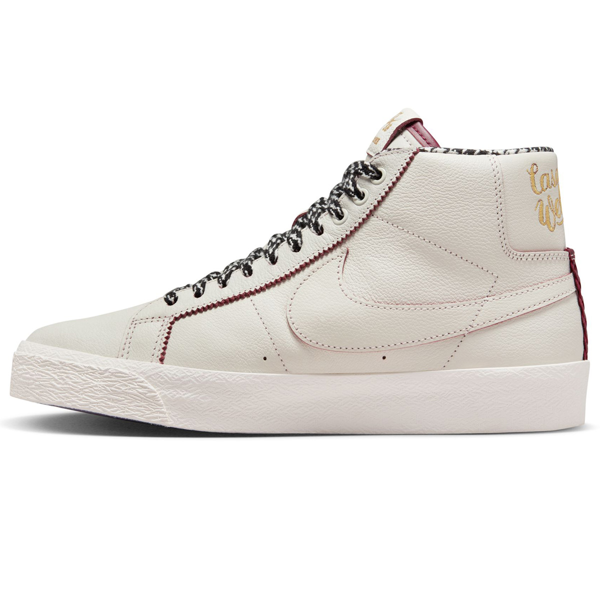 Nike SB Zoom Blazer Mid Sail/Dark Beetroot-White Nike SB Zoom Blazer Mid Sail/Dark Beetroot-White