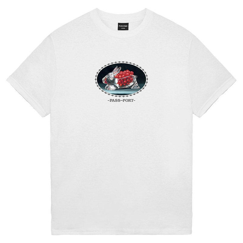 Pass-Port Crystal Bunny T-shirt White