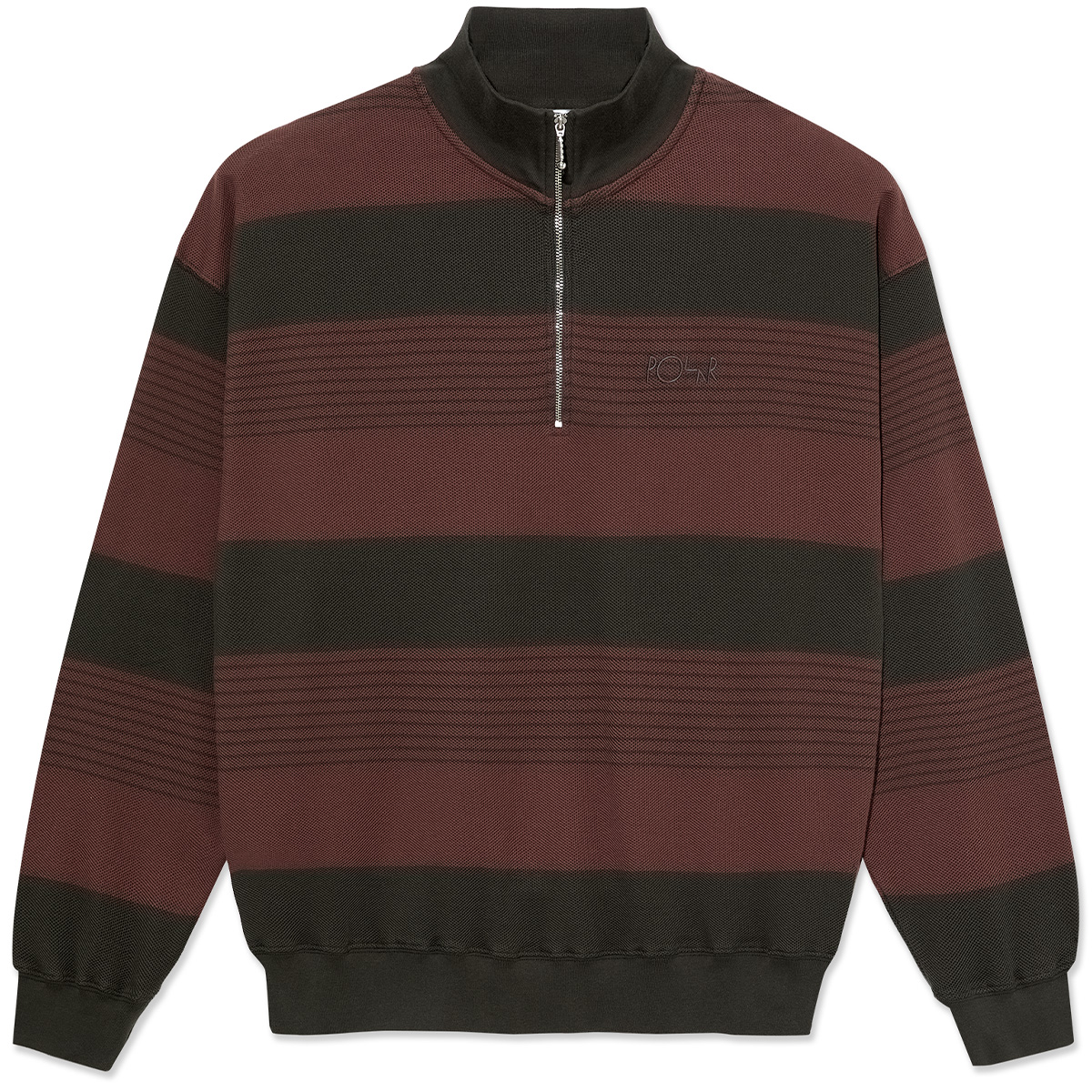 Polar Surf Half Zip Sweater Dirty Black/Brownstone