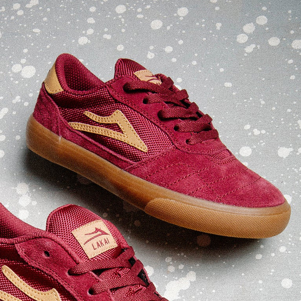 Lakai Cambridge Kids Burgundy Suede Lakai Cambridge Kids Burgundy Suede