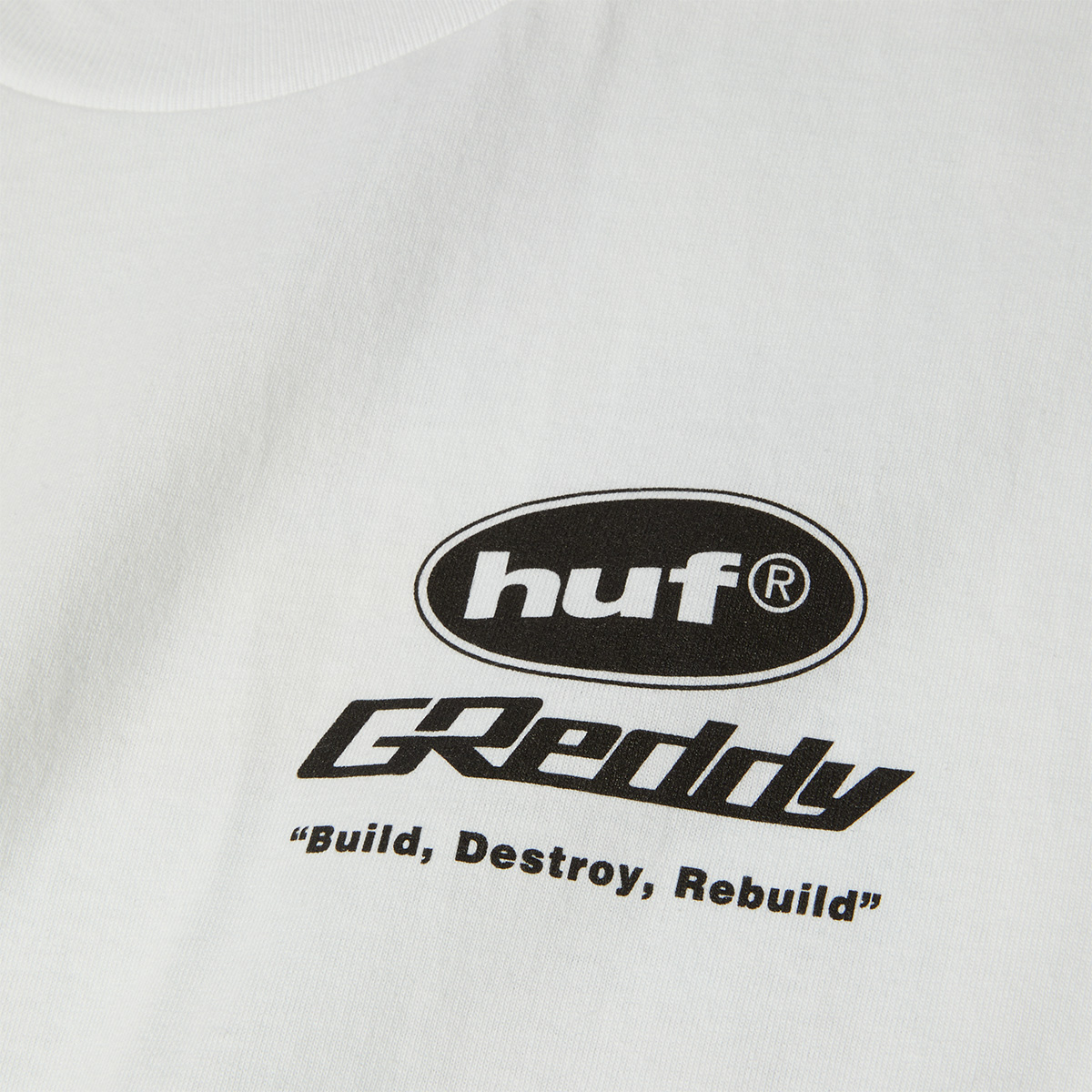 HUF x Greddy Parts T-Shirt White HUF x Greddy Parts T-Shirt White