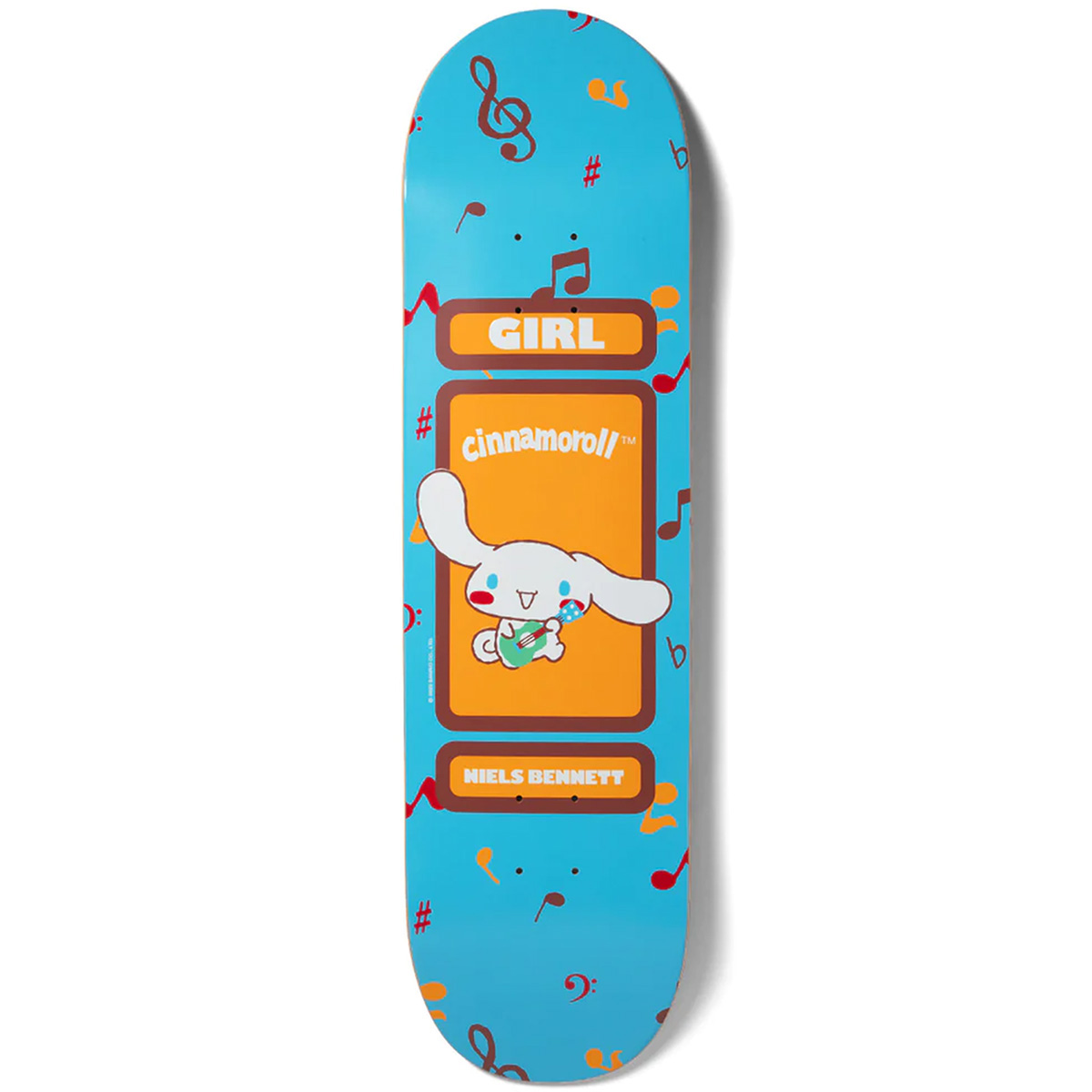 Girl x Hello Kitty & Friends Bennett Sanrio Friends Skateboard Deck 8.25