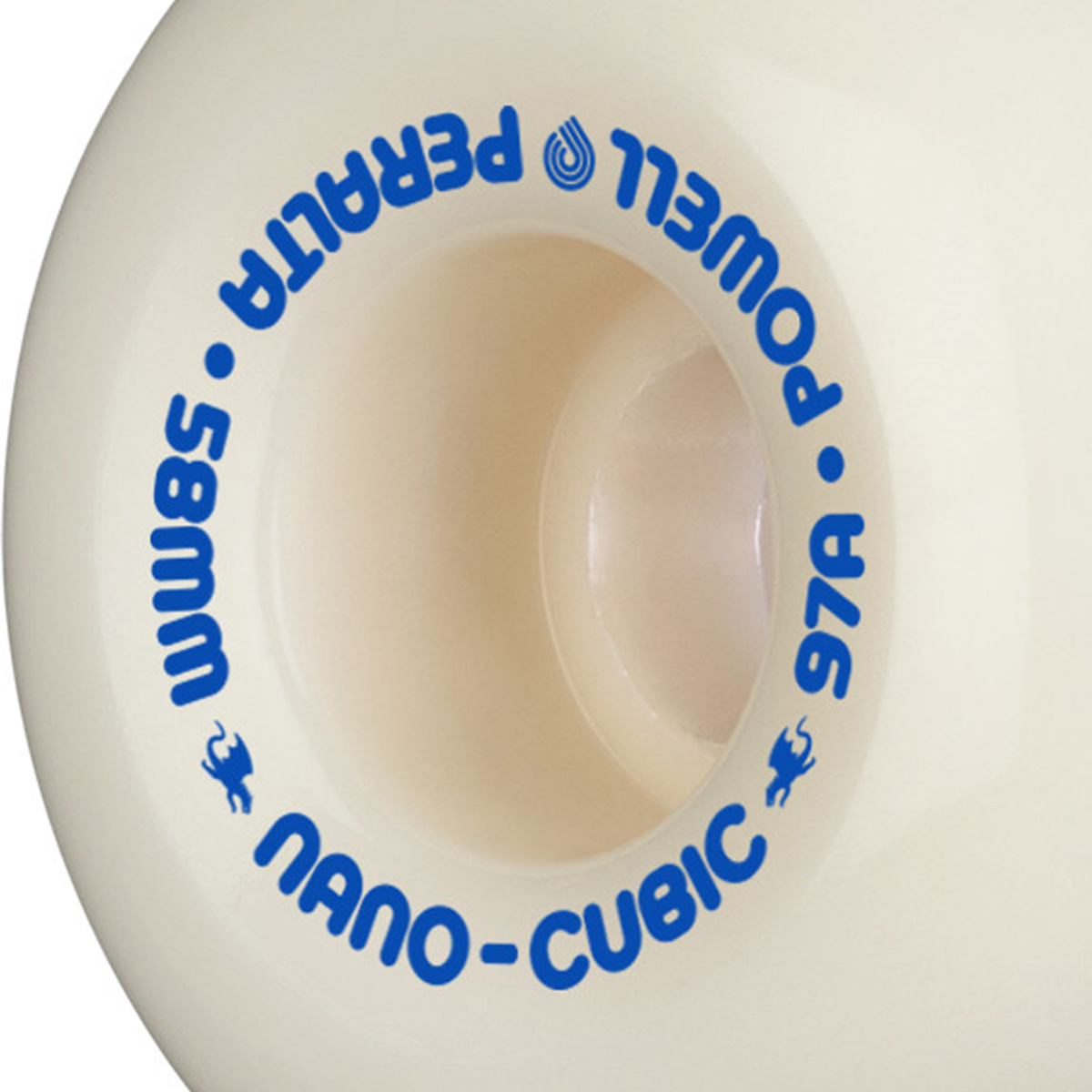 Powell Peralta Dragon Formula Nano Cubic A1 Wheels Off White 97A 58mm x 37.5mm