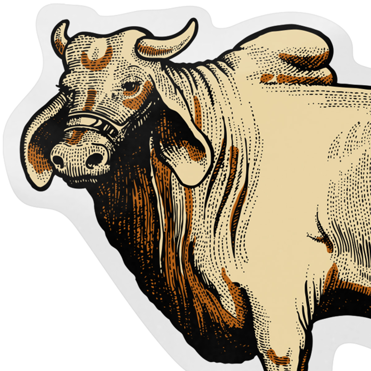 Anti Hero Cow Sticker 7 Inch