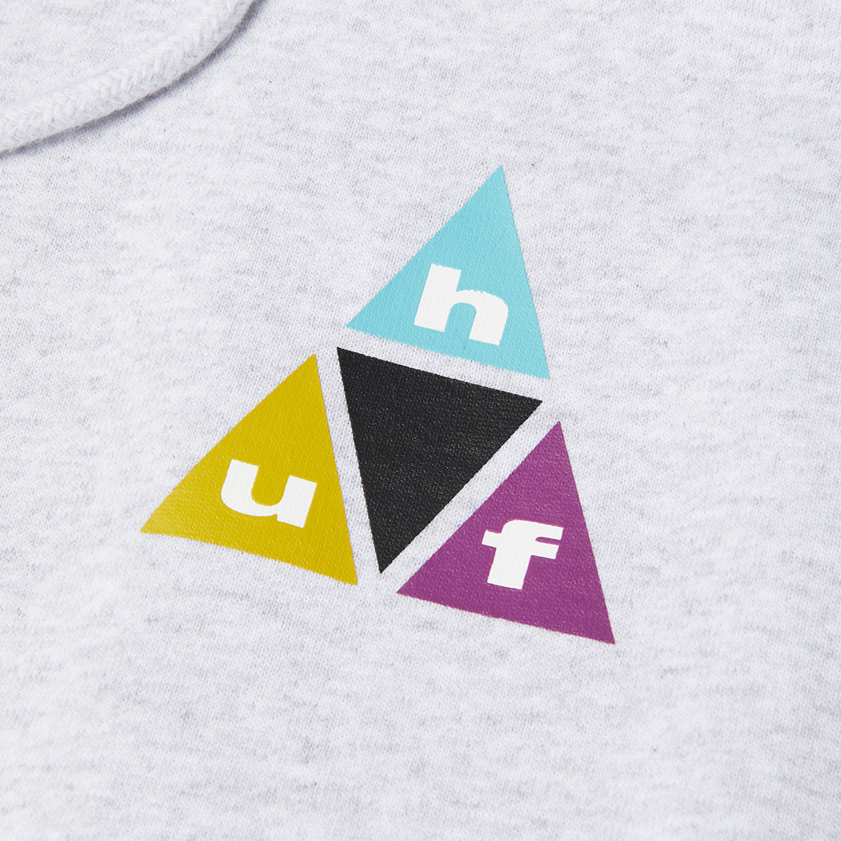 HUF Prism TT Hooded Sweater Heather Grey