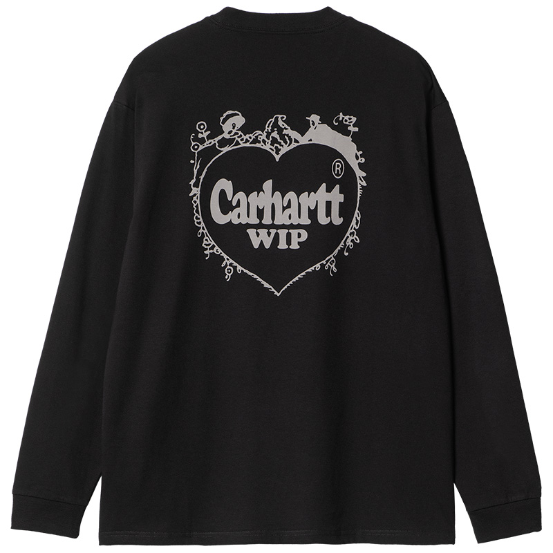 Carhartt WIP Spree Longsleeve T-Shirt Black/Grey XL 1130008_XL