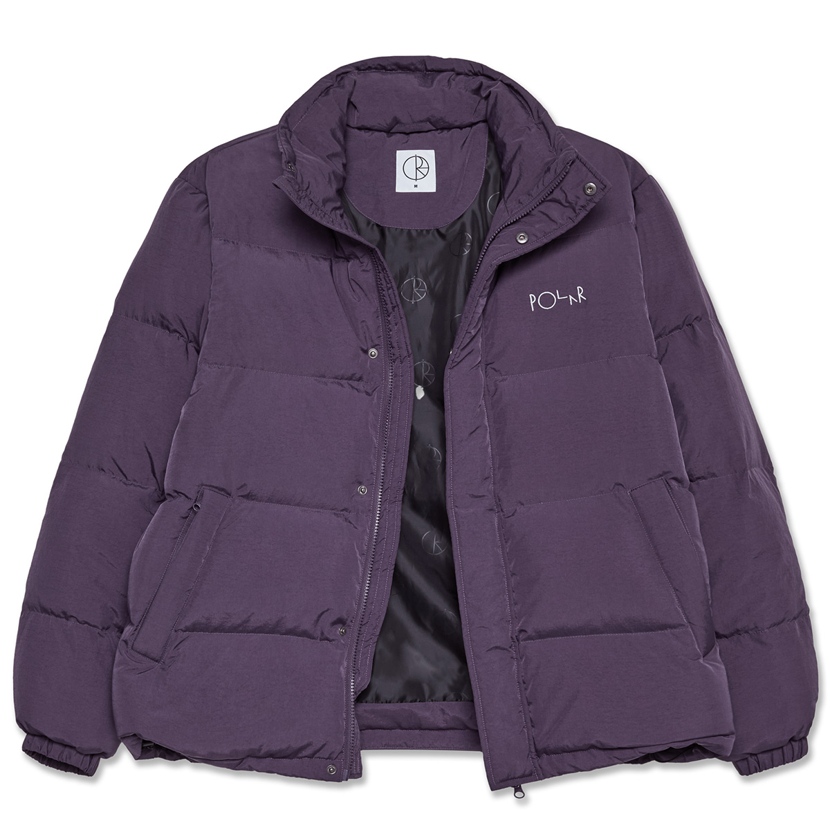 Polar Basic Puffer Jacket Dark Violet