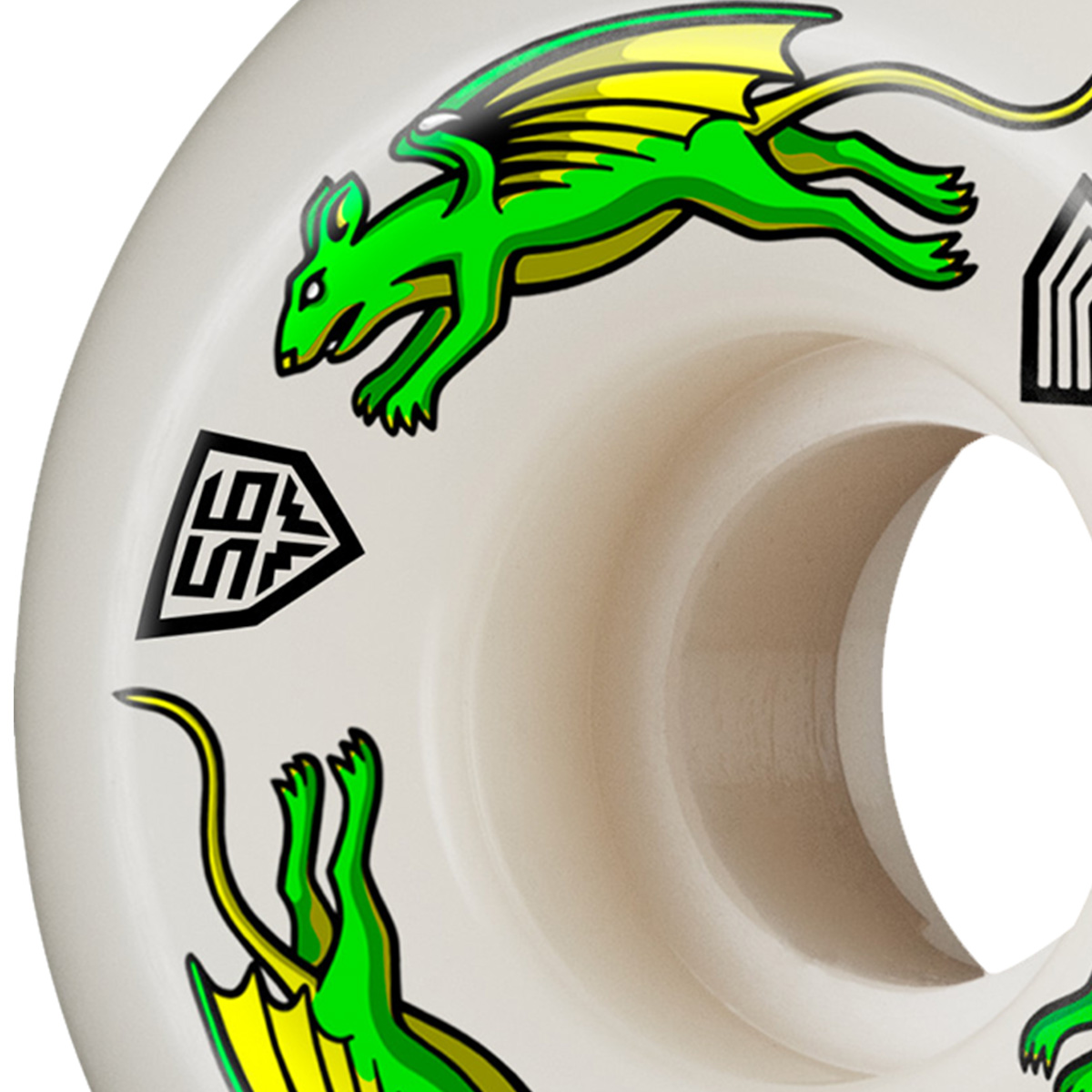 Powell Peralta Dragon Formula Nano Rat V6 Wide Cut Wheels 93A 56mm x 36mm