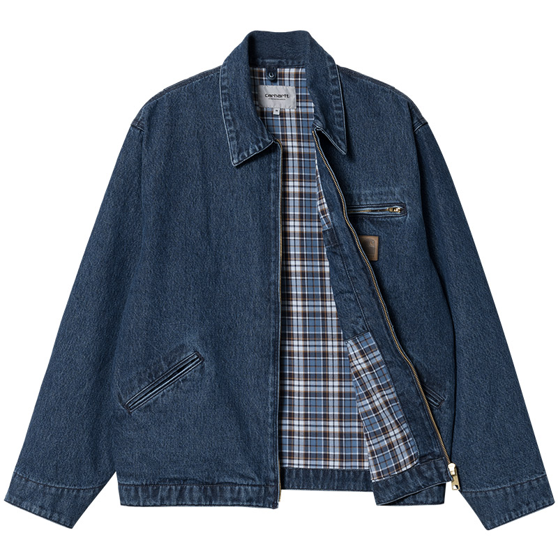 Carhartt WIP Rider Jacket Blue Stone Washed Carhartt WIP Rider Jacket Blue Stone Washed