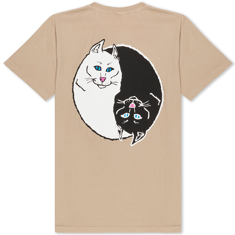 RIPNDIP Nermal Yang T-Shirt Almond