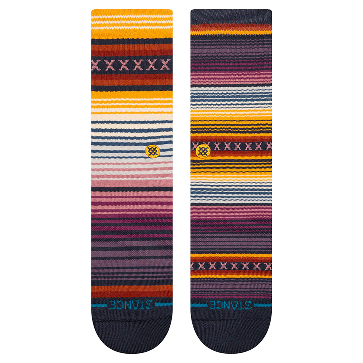 Stance Curren St Crew Socks Grape Stance Curren St Crew Socks Grape