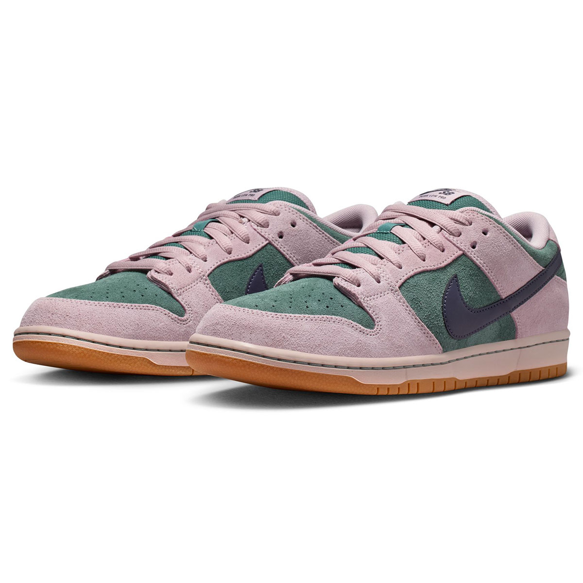 Nike SB Dunk Low Pro Mineral Slate/Dk Raisin-Particle Rose-Silt Red-Gum Lt Brown