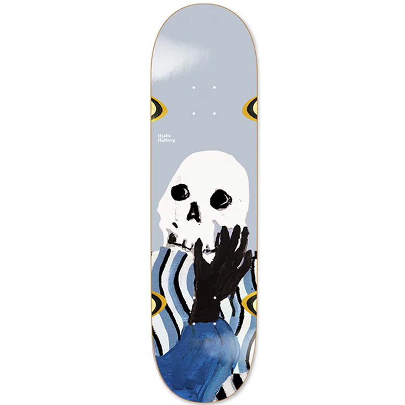 Polar Hjalte Halberg It Will Pass Wheel Wells Skateboard Deck Blue 8.25
