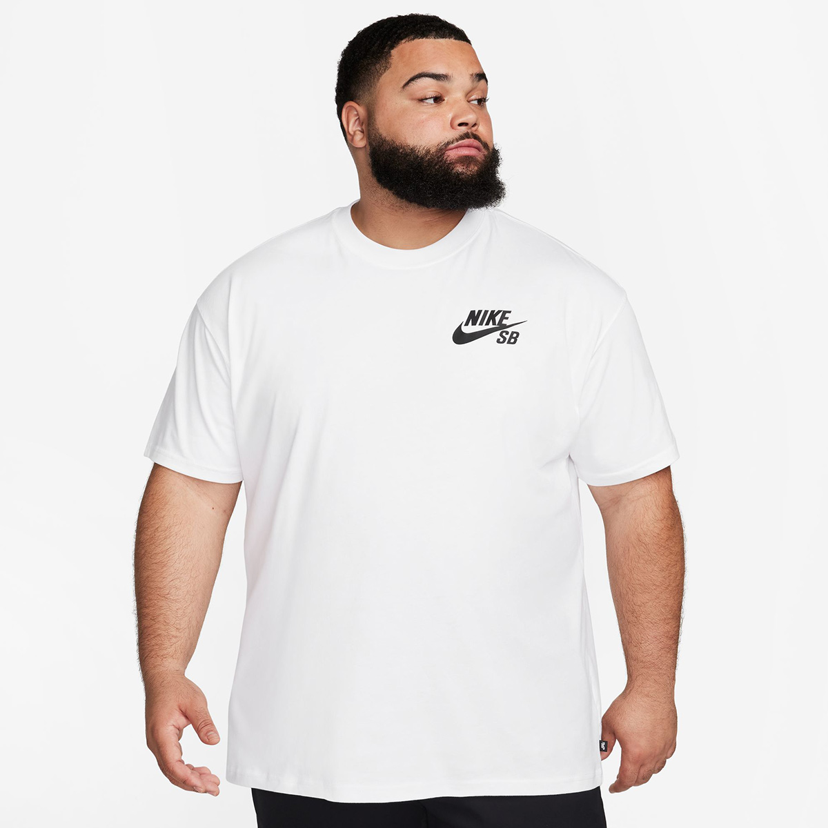 Nike SB Logo T-Shirt White/Black Nike SB Logo T-Shirt White/Black