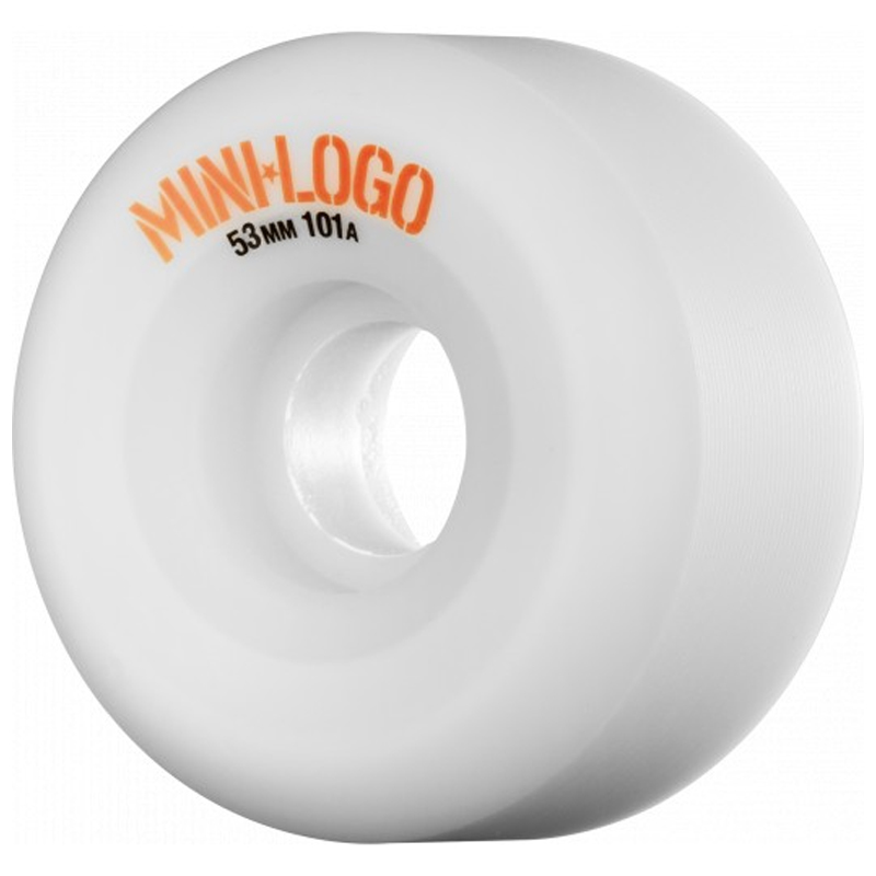 Mini Logo A-Cut-2 Wheels 101A White 53mm