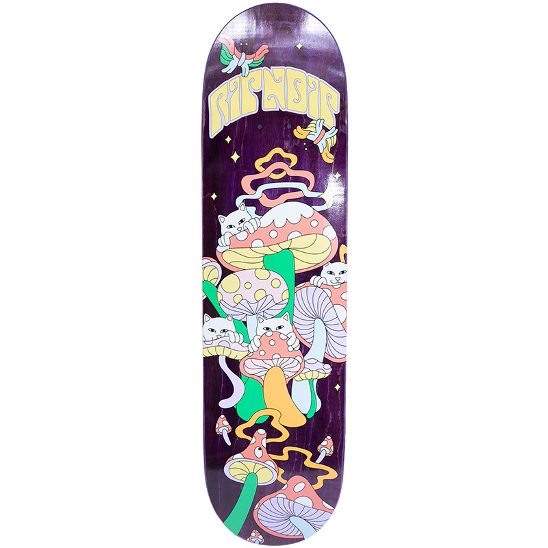 RIPNDIP Homegrown Treats Skateboard Deck Purple 8.25