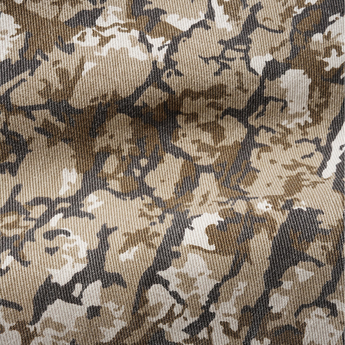 Butter Goods Bark Camo Denim Jeans Tan | 34 | 1140512_34