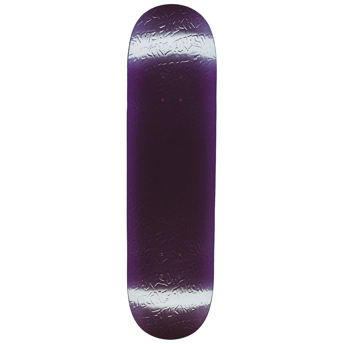 Fucking Awesome Phantom Purple Embossed Skateboard Deck -Shape 2- 8.5