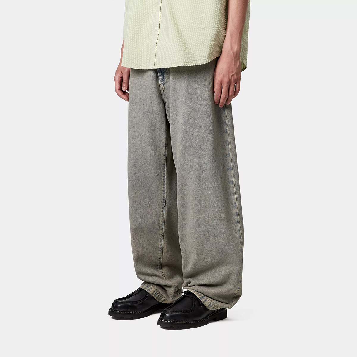 Carhartt WIP Landon Pant Blue/Leather Garment Dyed Carhartt WIP Landon Pant Blue/Leather Garment Dyed