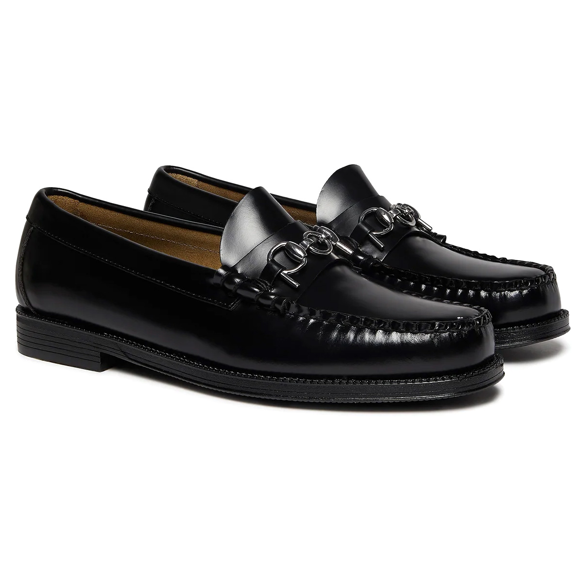 G.H.Bass x POP Easy Weejuns Lincoln Leather Black Leather