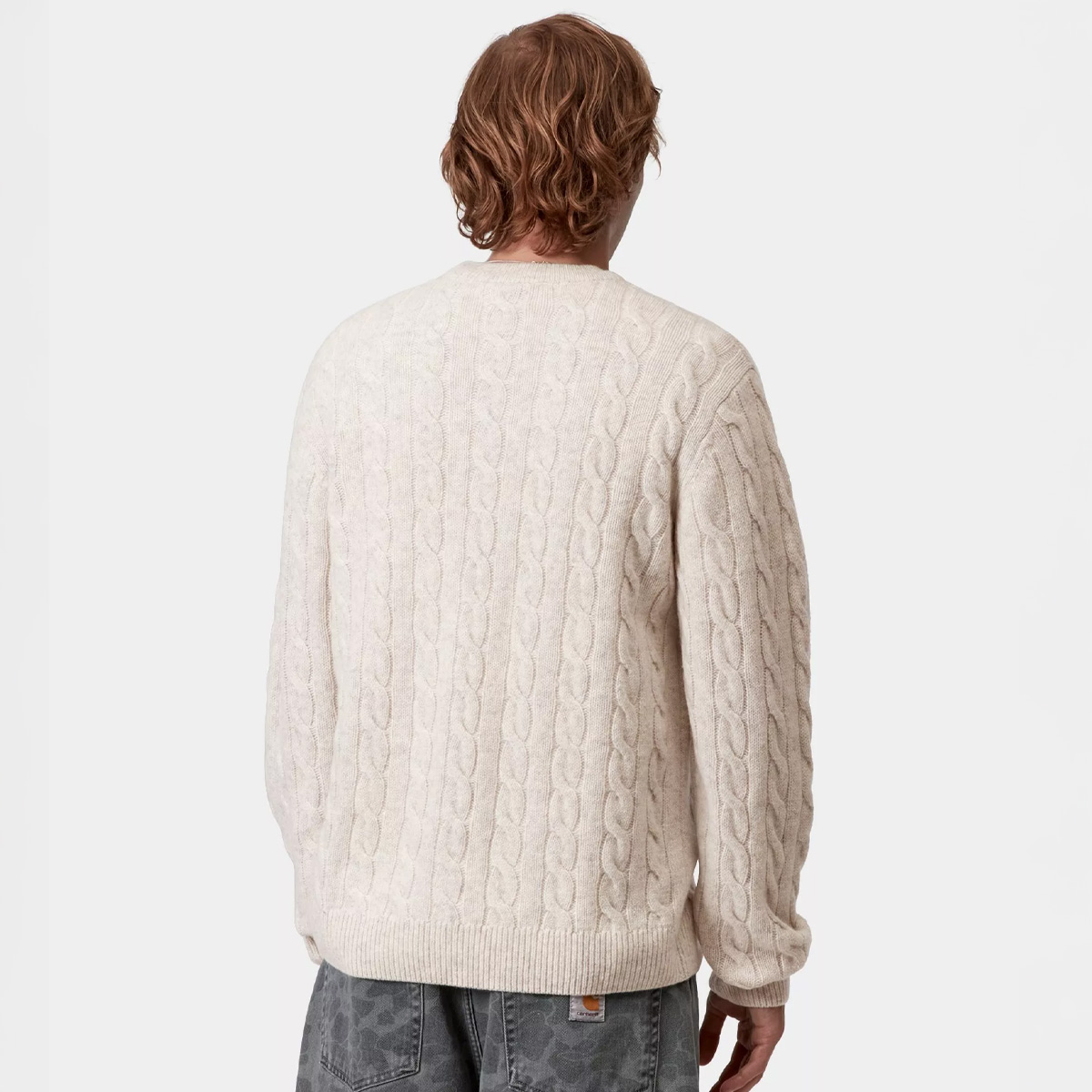Carhartt WIP Signature Sweater Fleur De Sel/Citadel Carhartt WIP Signature Sweater Fleur De Sel/Citadel
