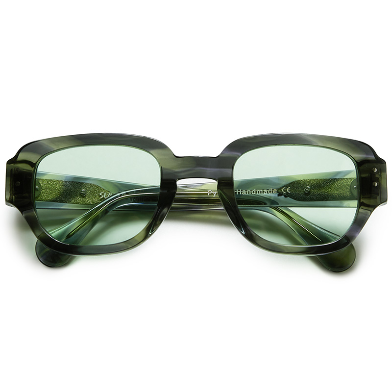 Polar Pyle Sunglasses Violet Green