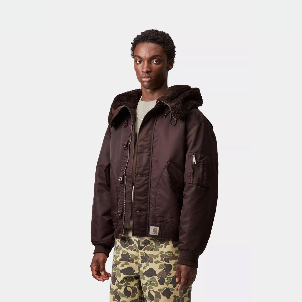Carhartt WIP HD Oltera Bomber Jacket Palisander/Angelite