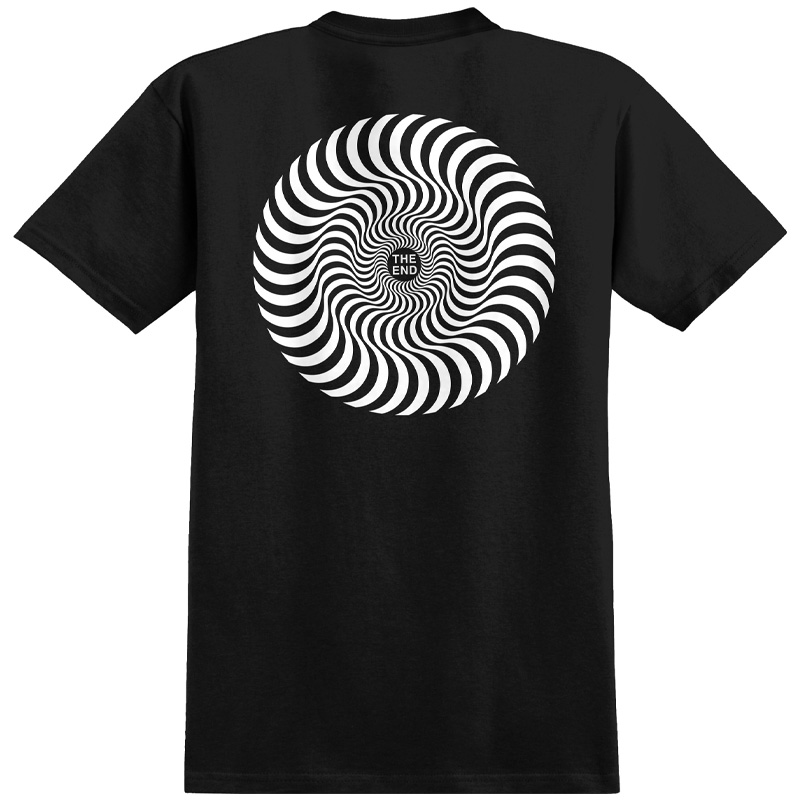 Spitfire Classic Swirl T-Shirt Black/White Spitfire Classic Swirl T-Shirt Black/White