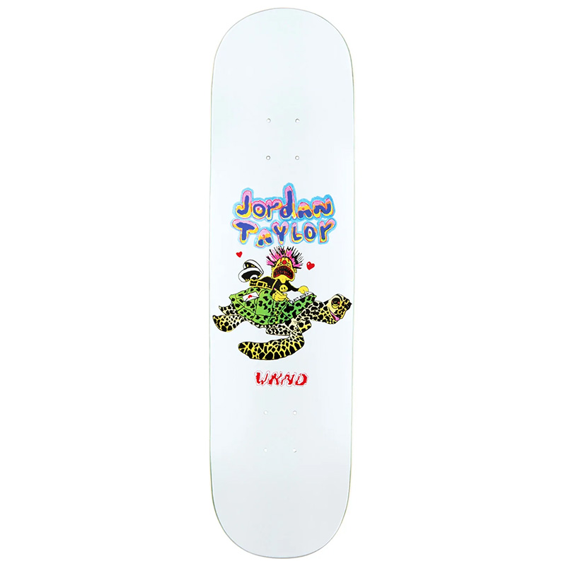 WKND Thurtle Jordan Taylor Skateboard Deck White 8.25