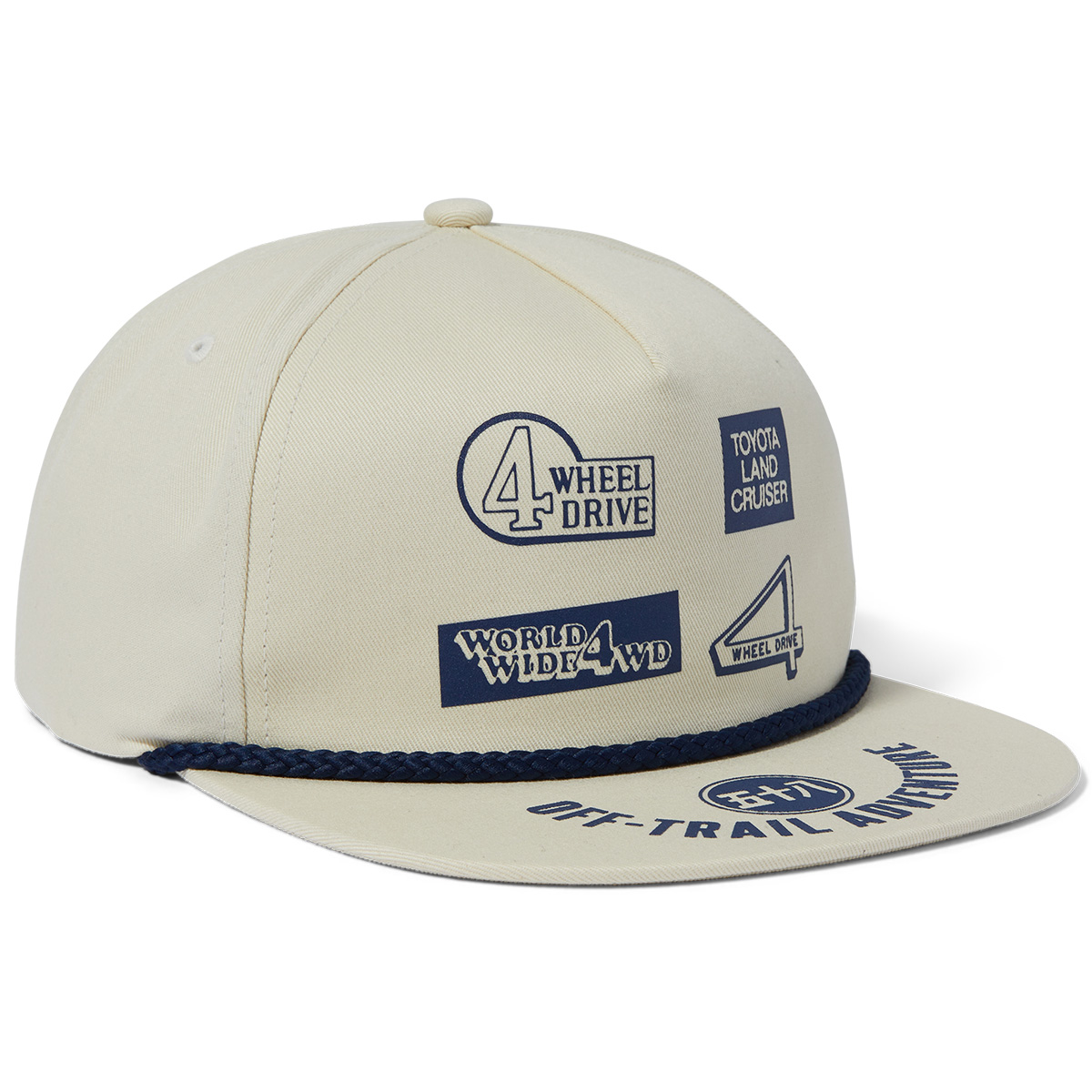 HUF X Toyota Land Cruiser 4 Wheel Drive Trucker Hat Natur
